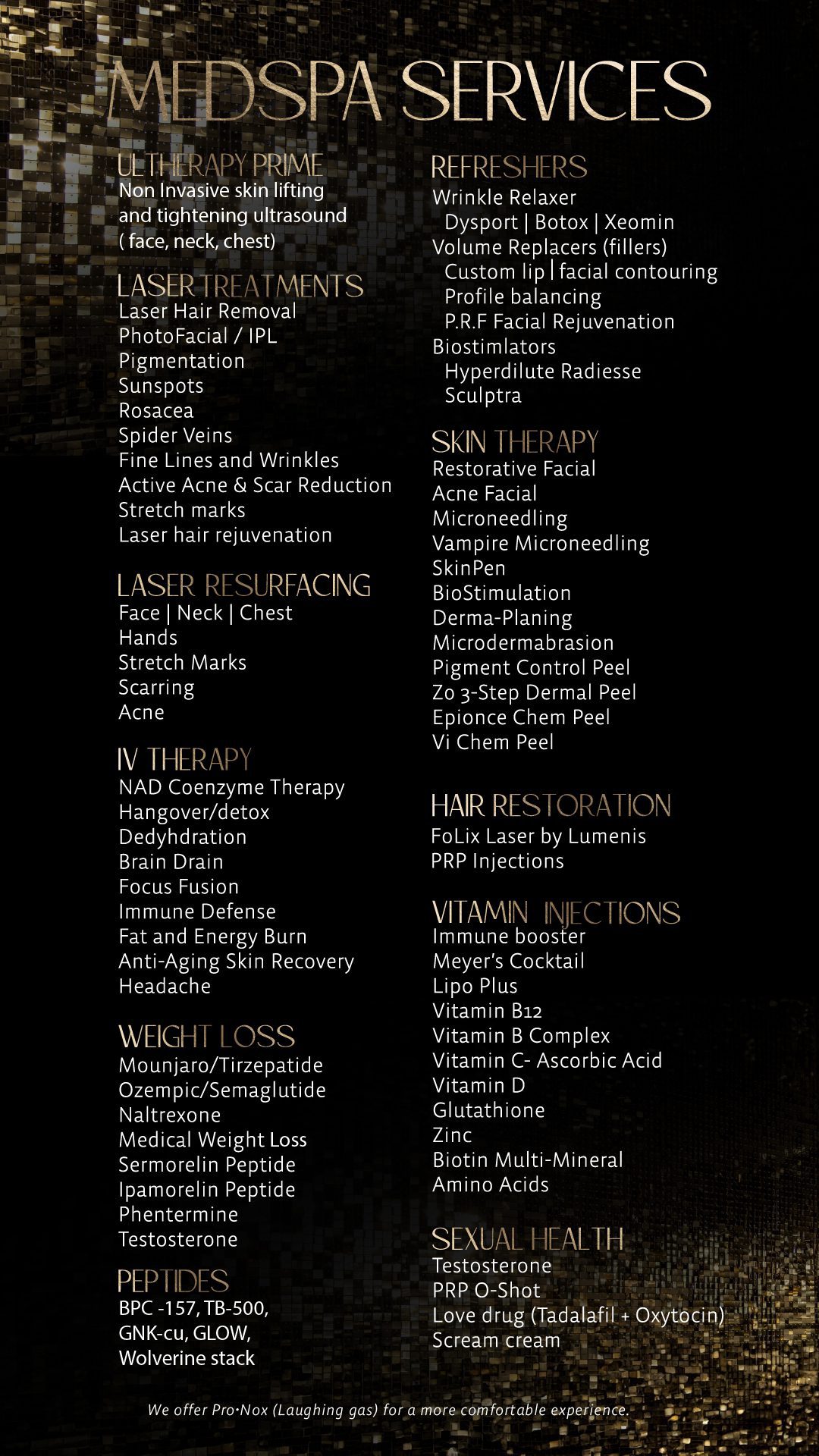 Service Menu